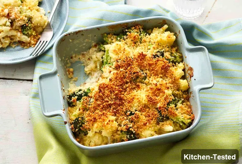 Broccoli & Cauliflower Casserole broccoli cauliflower casserole