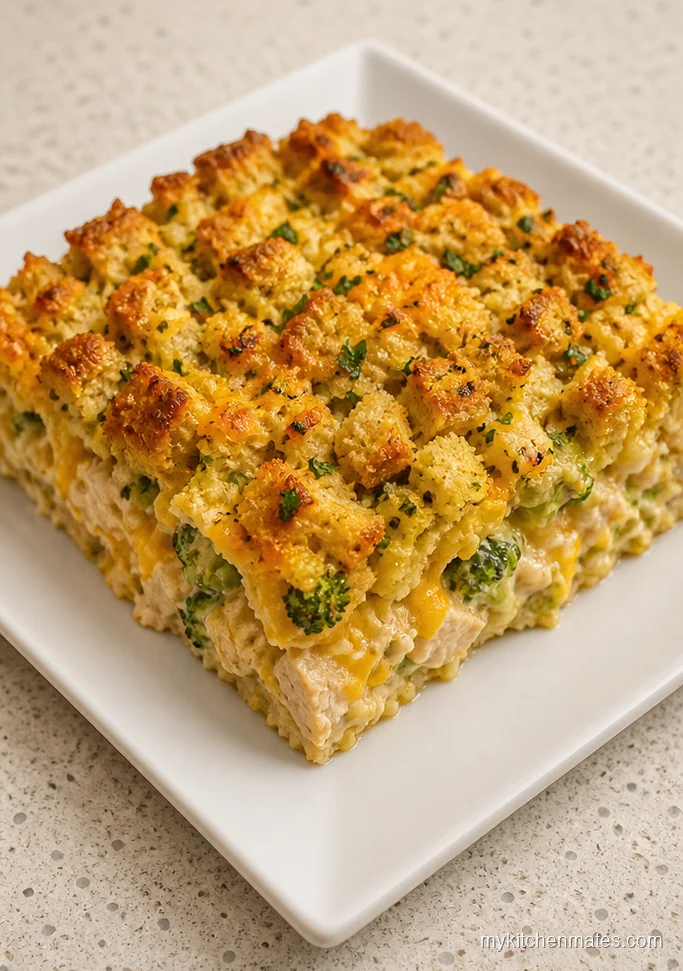 10 Chicken Casserole Recipes with Stuffing for Easy Family Dinners Broccoli Cheddar Chicken Stuffing Casserole
