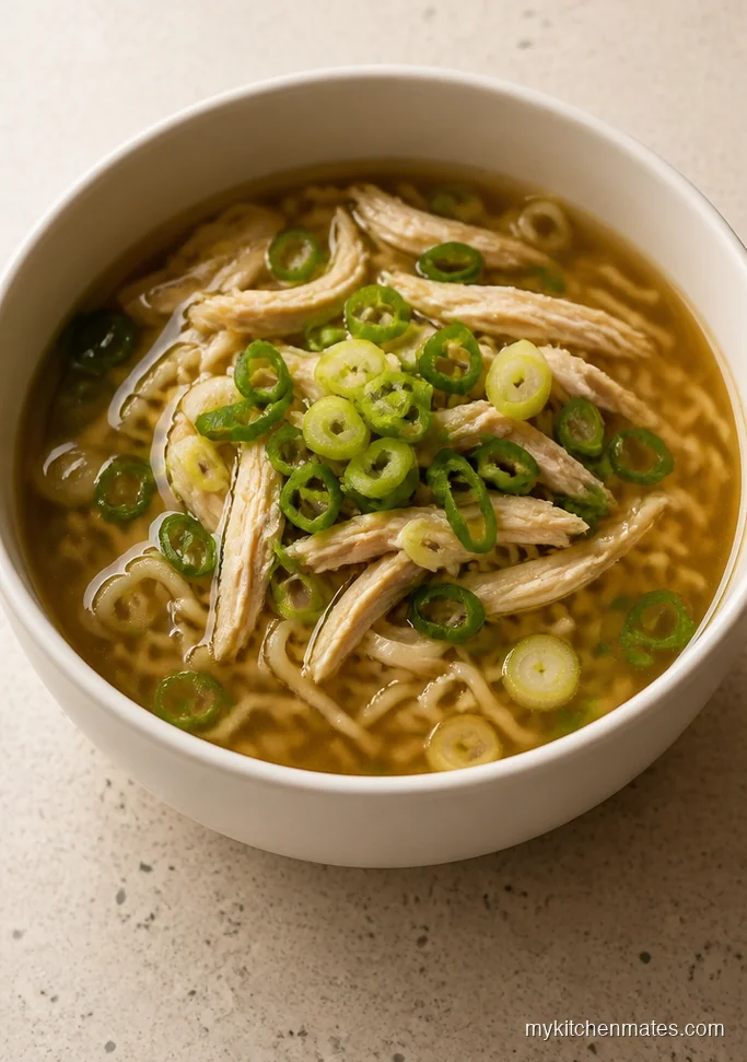 Brothy Green Onion Chicken Ramen