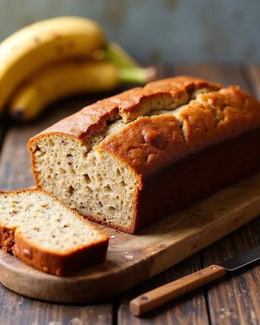 Brown Butter Bourbon Banana Bread