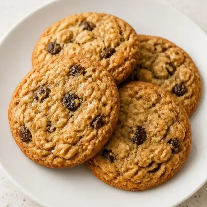 Brown Butter Oatmeal Raisin Cookies