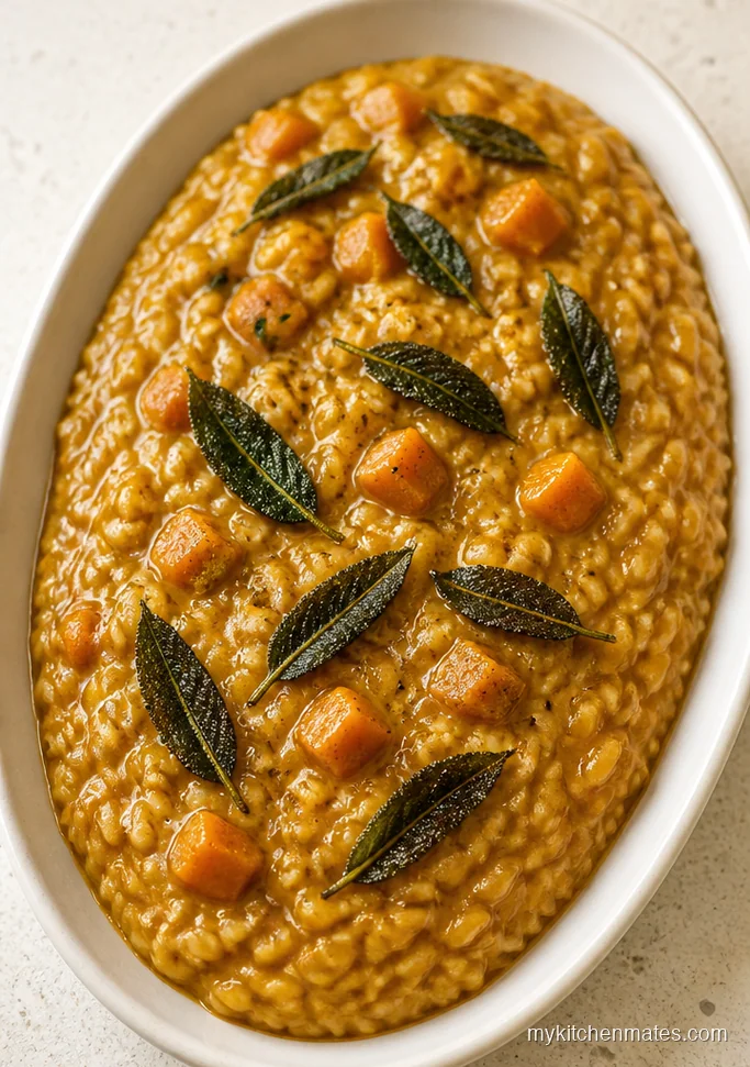 10 Butternut Squash Risotto Recipes for Cozy Meatless Dinners Brown Butter Sage Butternut Squash Risotto