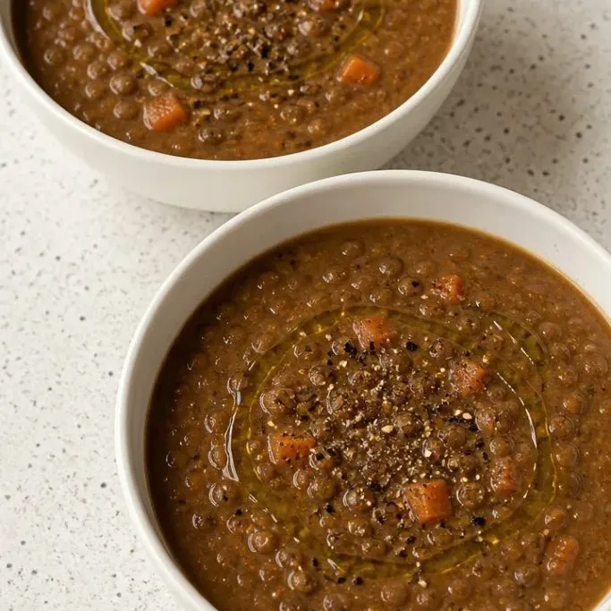 One-Pot Brown Lentil Soup Brown Lentil Soup