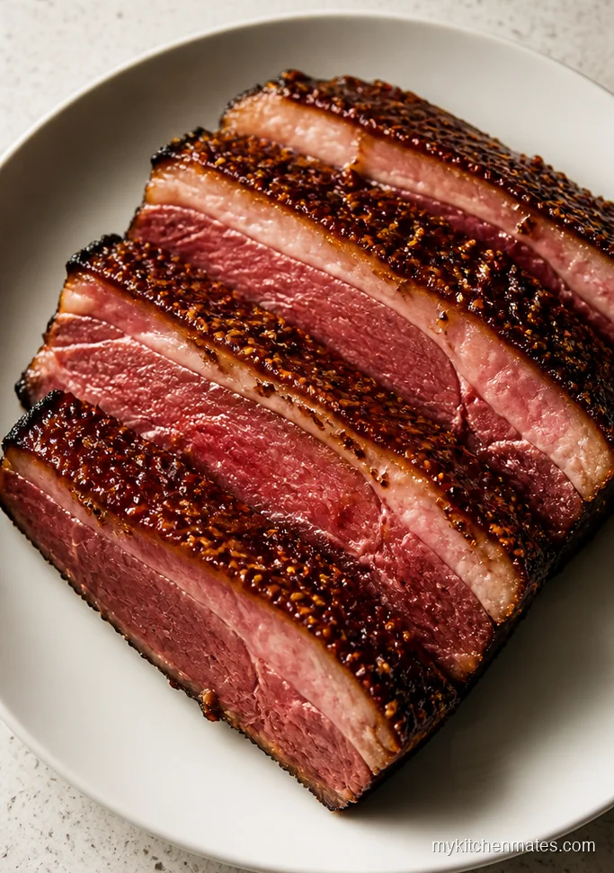Brown Sugar Mustard Glazed Corned Beef
