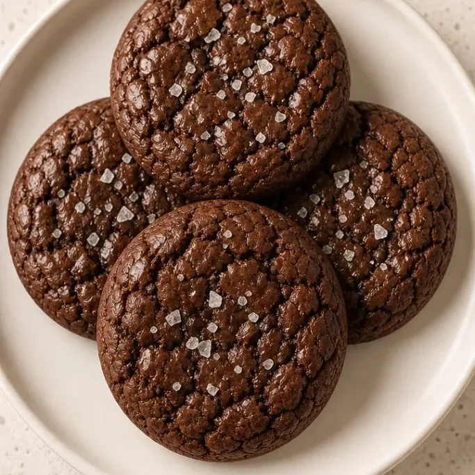 Fudgy Brownie Cookies (with Crackly Tops) Brownie Cookie Recipe