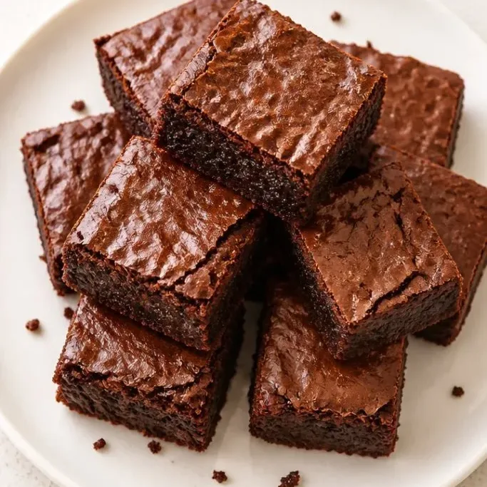 2-Ingredient Fudgy Brownies (Brownie Mix With Condensed Milk) Brownie Mix With Condensed Milk