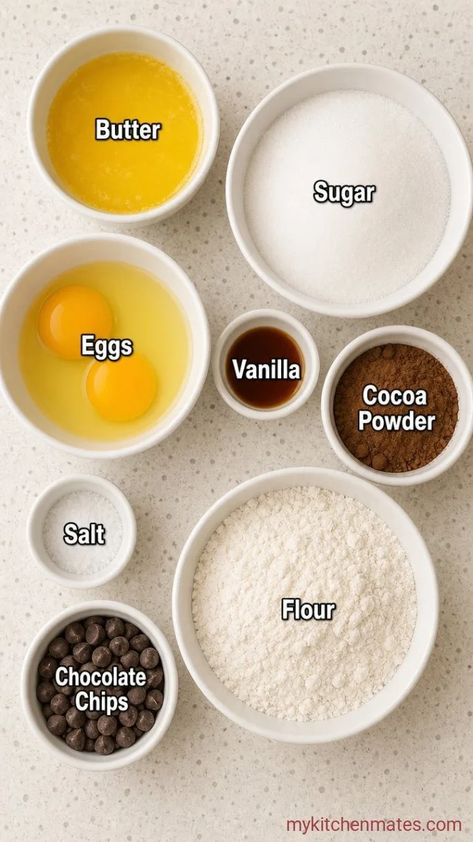 Easy Brownie Sundae Bar for Parties Ingredients
