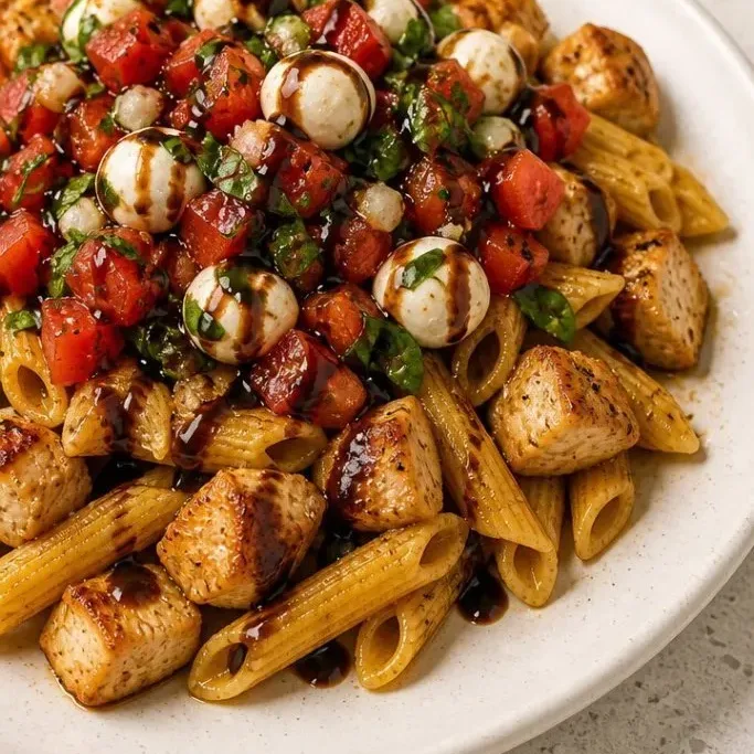 bruschetta chicken pasta