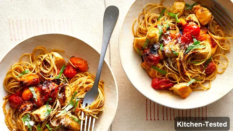 Bruschetta Chicken Pasta bruschetta chicken pasta