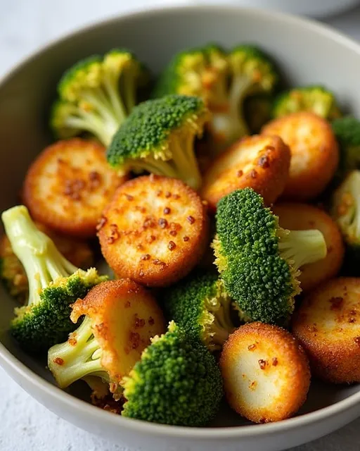 Buffalo Air Fryer Broccoli