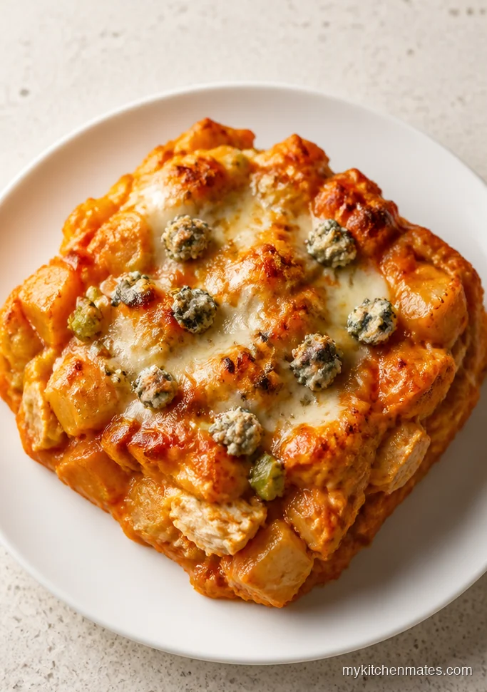 Buffalo Chicken and Potato Casserole