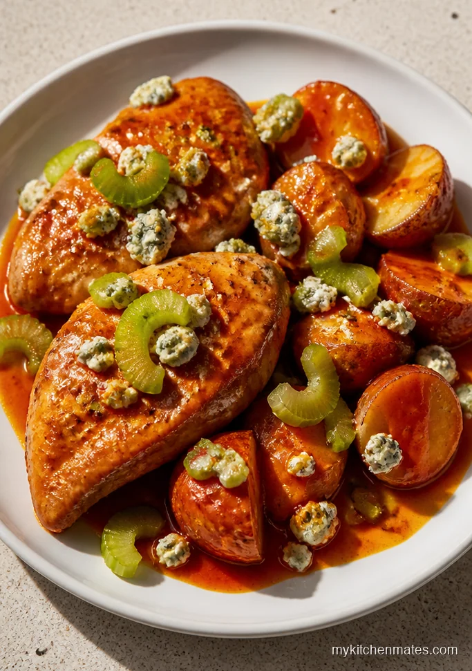 Buffalo Chicken and Potatoes