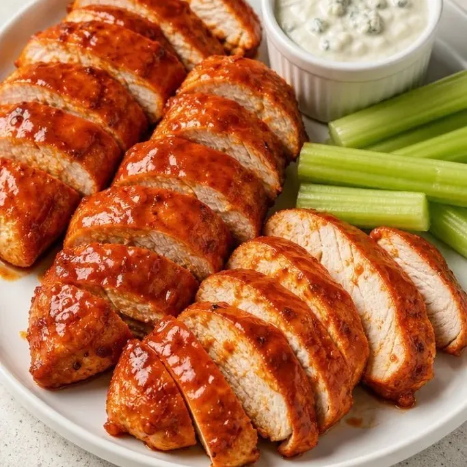 Juicy Buffalo Chicken Breasts (Stovetop to Oven) Buffalo Chicken Breast