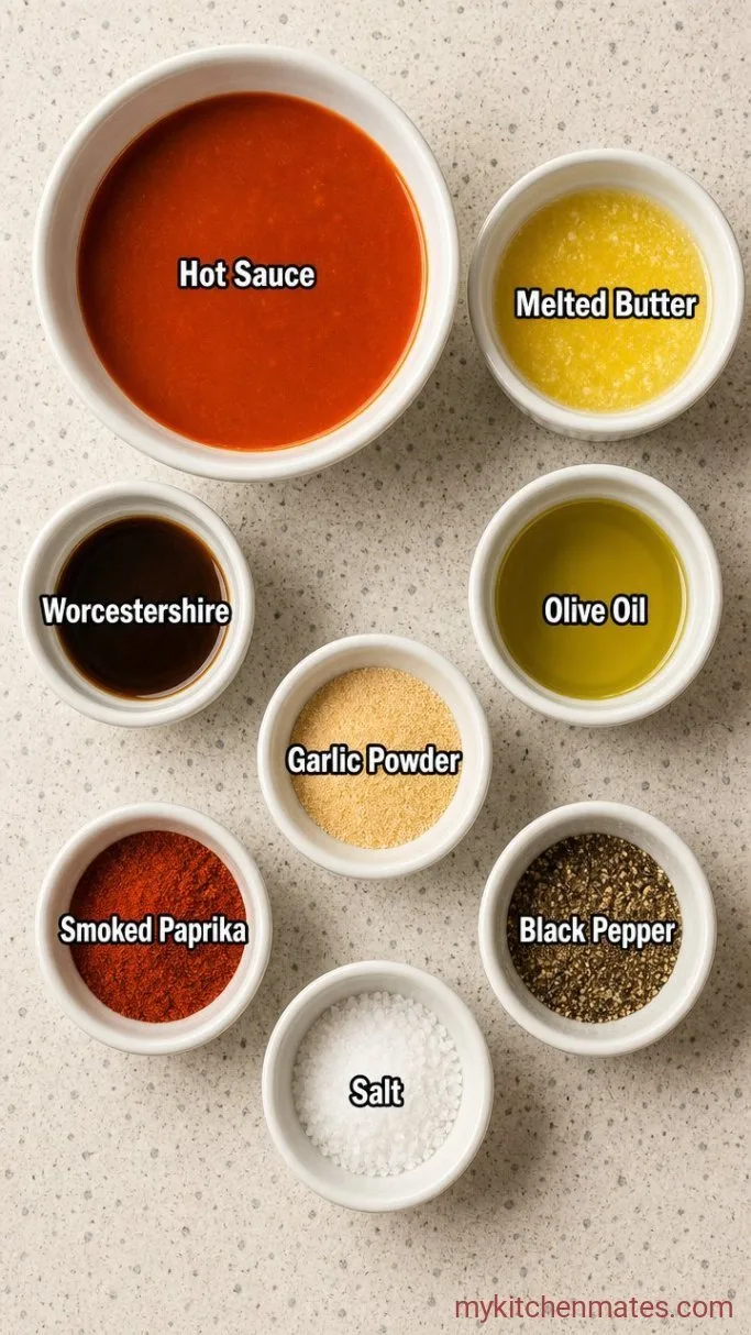 5-Minute Buffalo Chicken Marinade Ingredients
