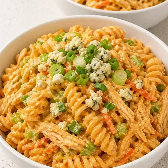 Buffalo Chicken Pasta Salad