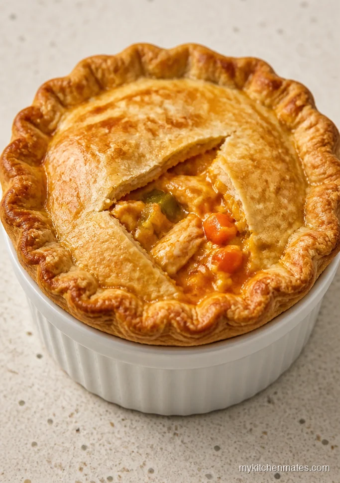 Buffalo Chicken Pot Pie