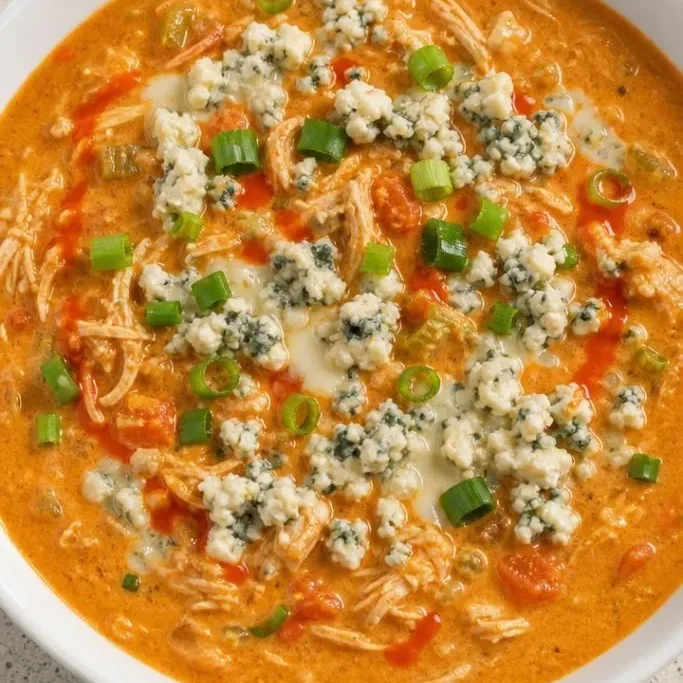 Creamy Buffalo Chicken Soup (One Pot, 40 Minutes) Buffalo Chicken Soup