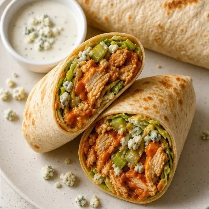 15-Minute Buffalo Chicken Wraps Buffalo Chicken Wrap