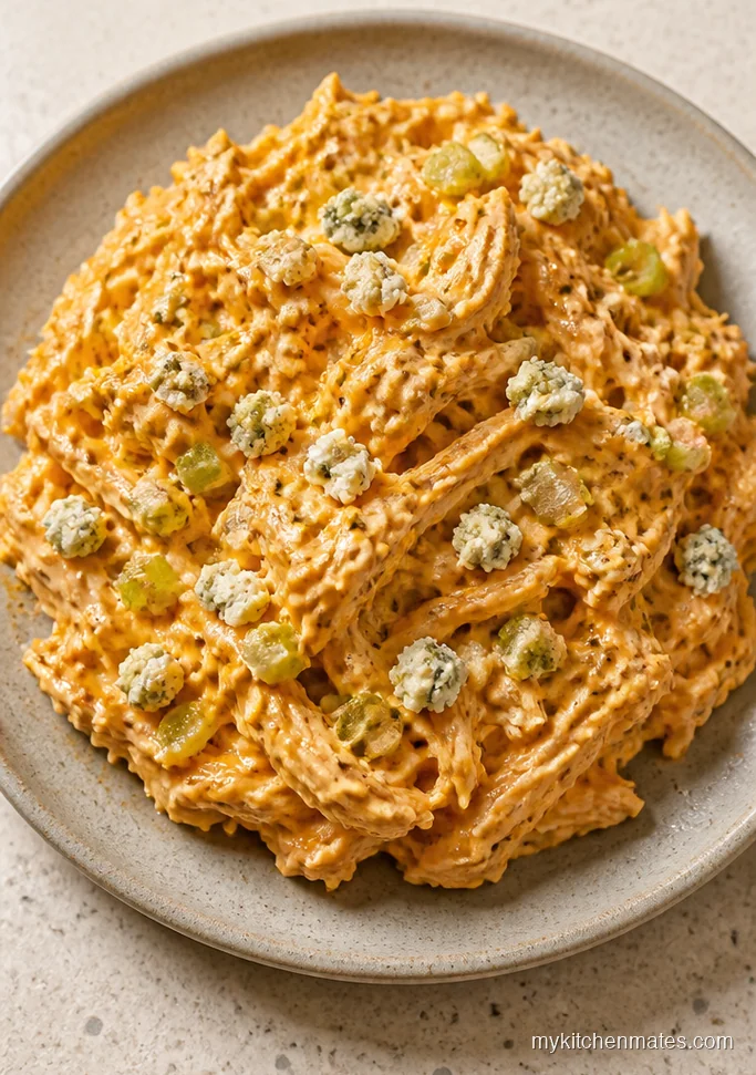 13 Chicken Cream Cheese Crockpot Recipes for Cozy Dinners Buffalo Cream Cheese Chicken with Ranch Seasoning