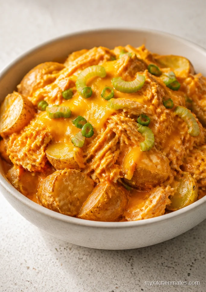 12 Gluten Free Chicken Casserole Recipes for Easy Weeknight Dinners Buffalo Ranch Chicken and Potato Casserole