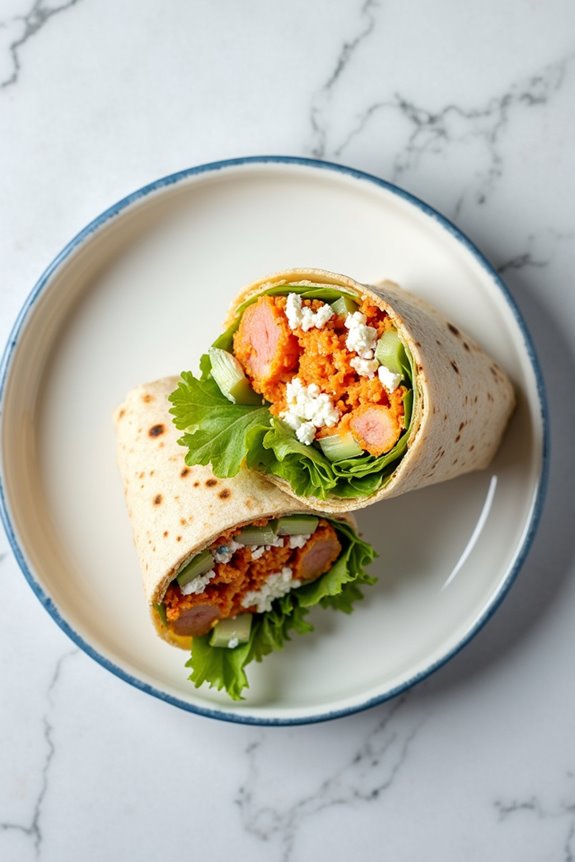 buffalo tuna wraps recipe