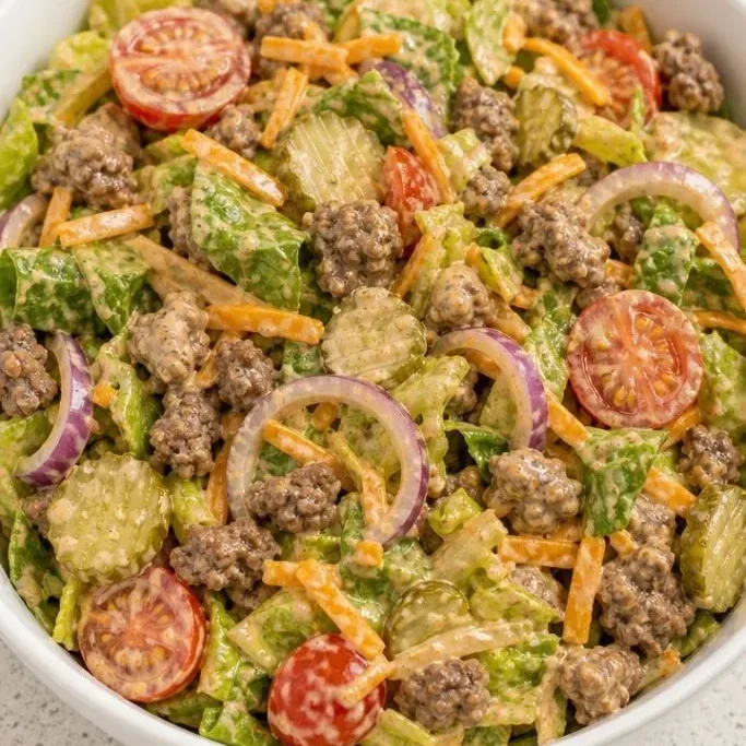 Burger Salad Bowl