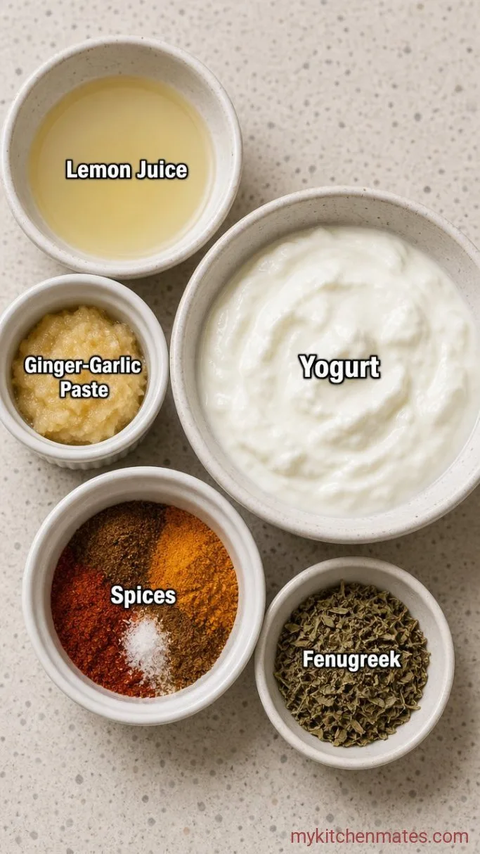 10-Minute Butter Chicken Marinade Ingredients