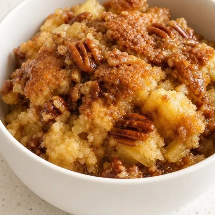 Butter Pecan Dump Cake