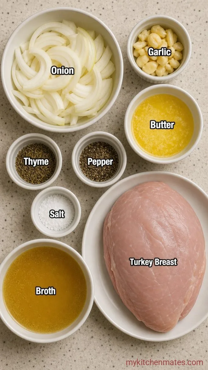 Tender Crockpot Butterball Turkey Breast (No Drying Out) Ingredients