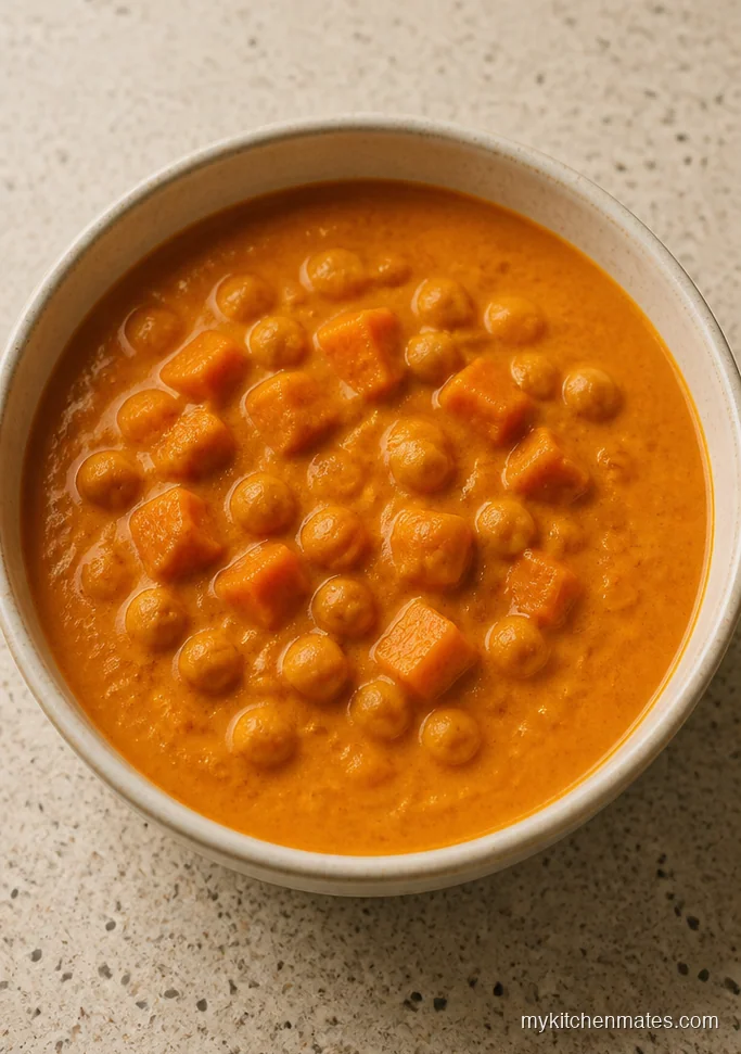 Butternut Chickpea Coconut Soup