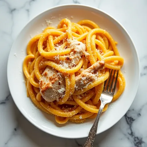 Butternut Squash Chicken Alfredo