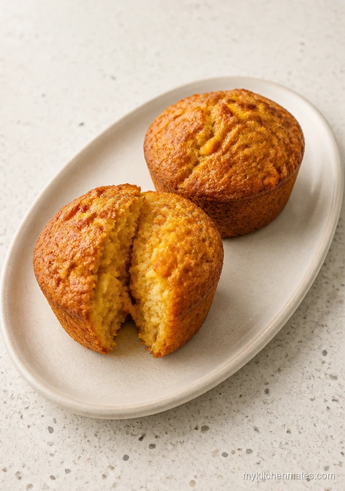 Butternut Squash Cornbread Muffins