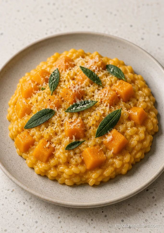 Butternut Squash Risotto with Sage