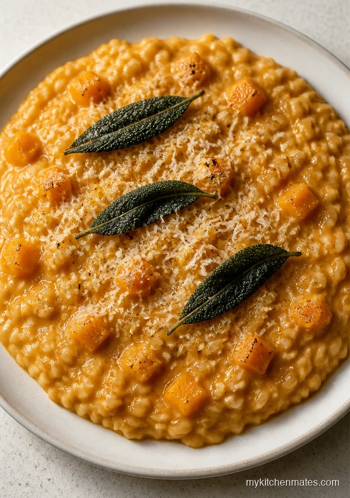 Butternut Squash Risotto with Sage