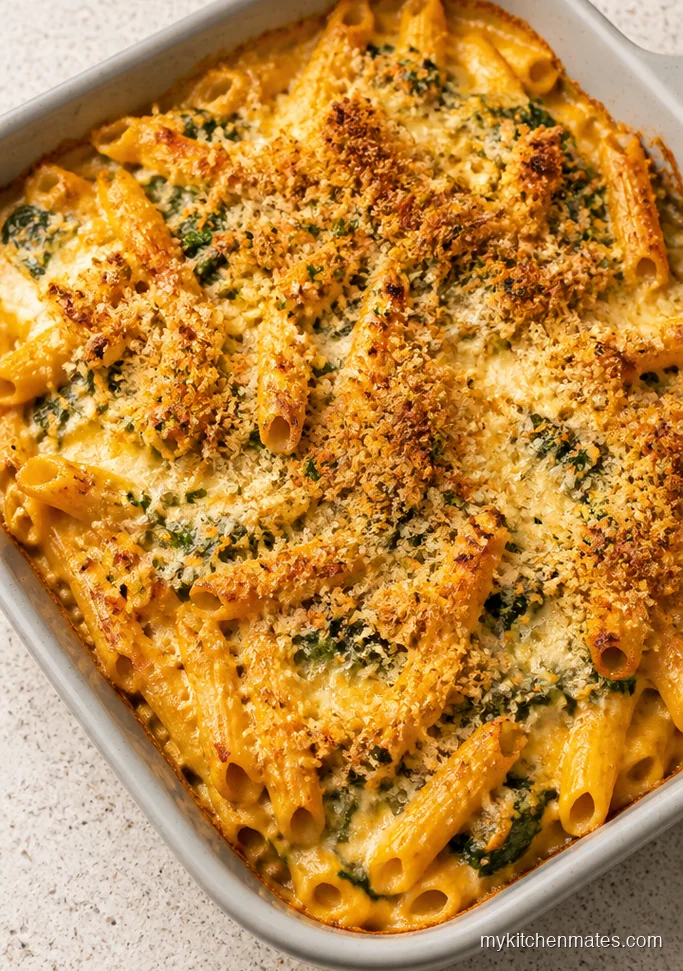 10 Butternut Squash Pasta Recipes Worth Making Tonight Butternut Squash Spinach Pasta Bake