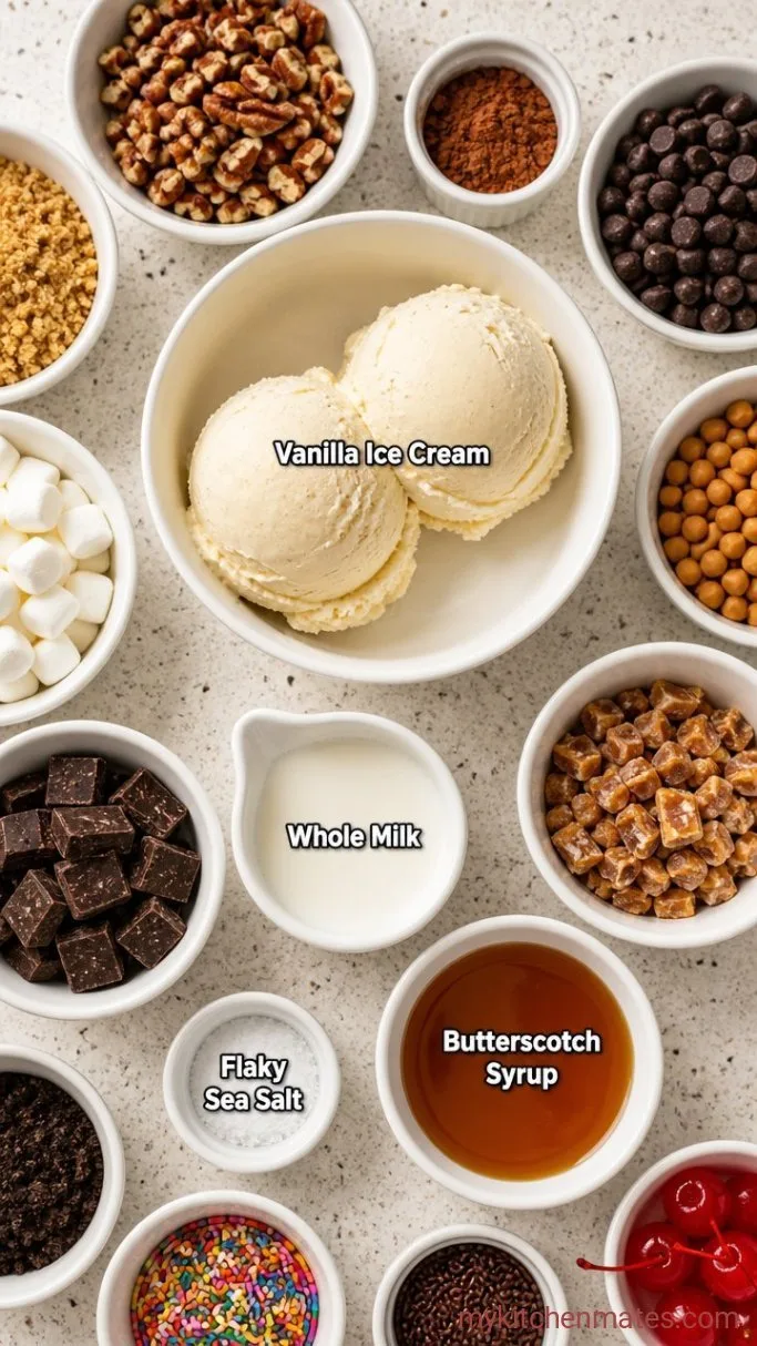 Creamy Butterscotch Milkshake (5 Minutes) Ingredients