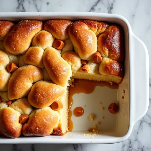 Butterscotch Toffee Bread Pudding