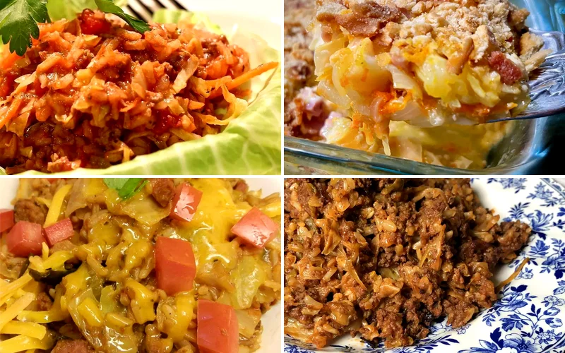 16 Hearty Cabbage Casseroles for Comfort Food Dinners cabbage casserole recipes featured