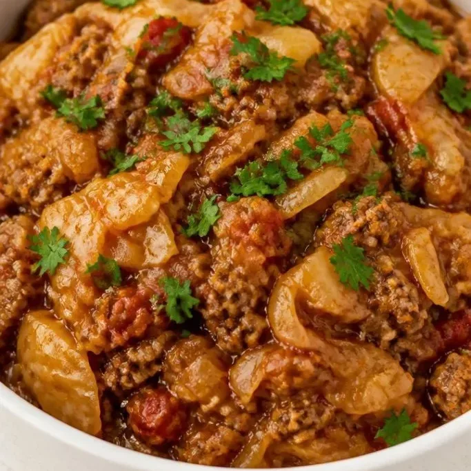 30-Minute One-Skillet Cabbage Roll in a Bowl Cabbage Roll in a Bowl