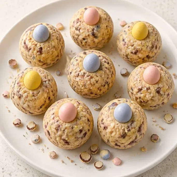 5-Ingredient Cadbury Egg Protein Balls Cadbury Egg Protein Balls