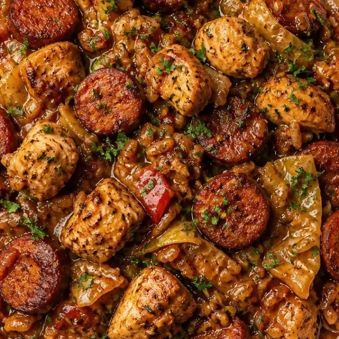 Cajun Cabbage Jambalaya