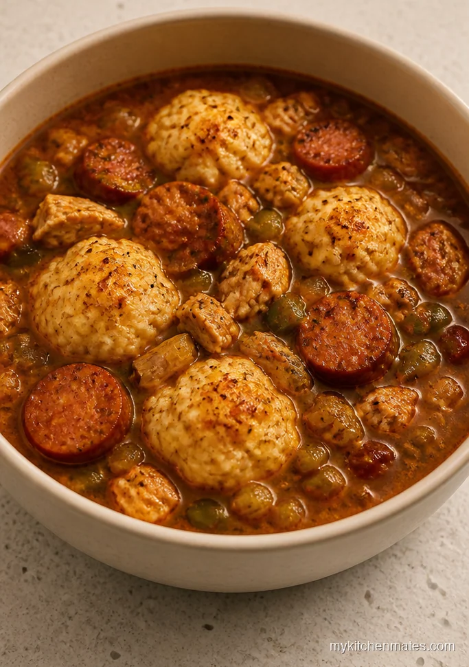 Cajun Chicken and Dumpling Soup