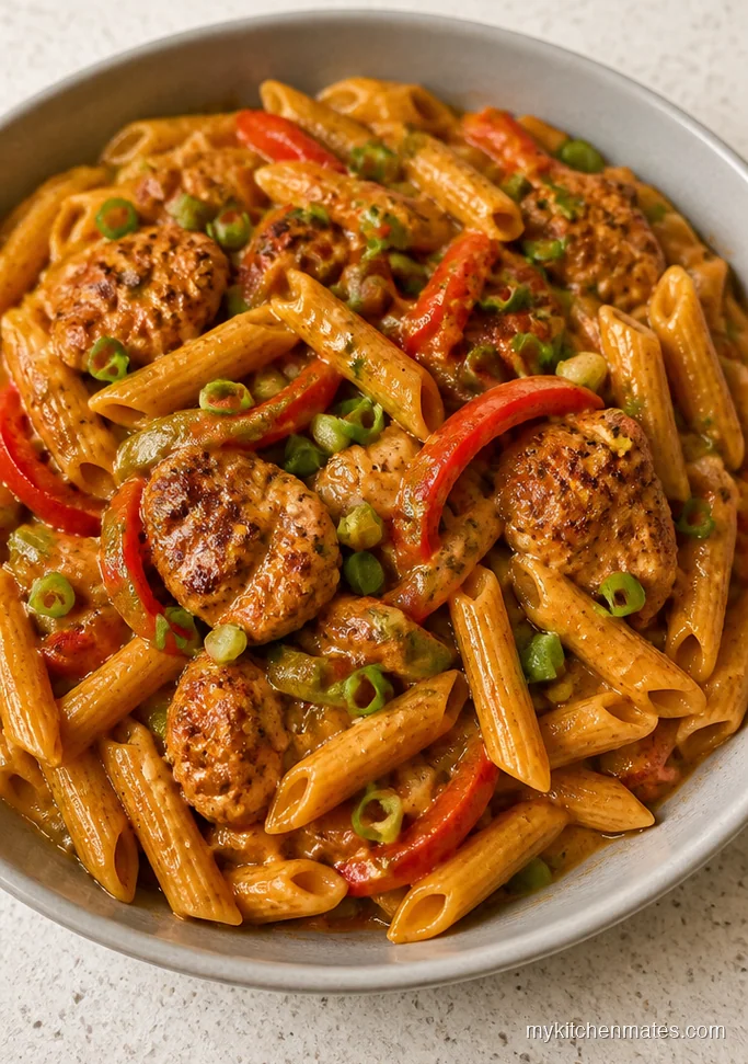 Cajun Chicken Pasta with Peppers