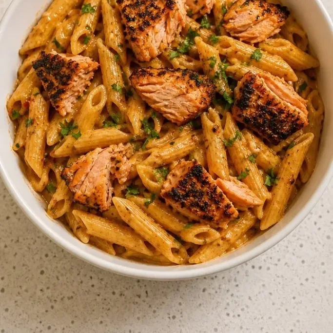 Cajun Salmon Pasta
