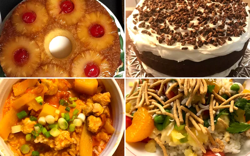 15 Delicious Sweet and Savory Canned Pineapple Recipes canned pineapple recipes featured
