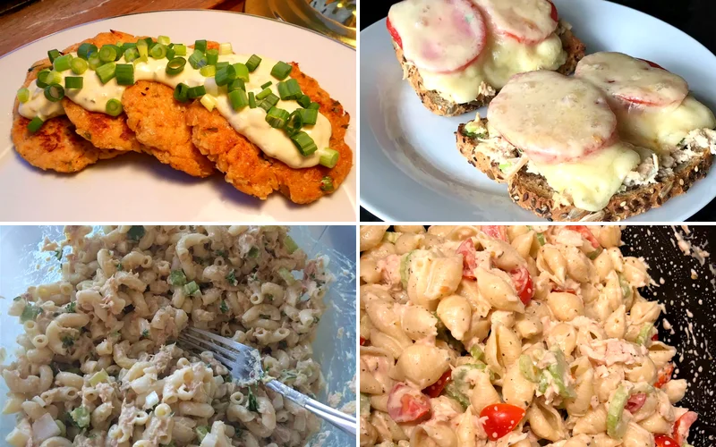 24 Easy Canned Tuna Recipe Ideas for Quick Meals canned tuna recipes featured
