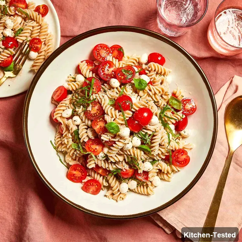 Caprese Pasta Salad caprese pasta salad