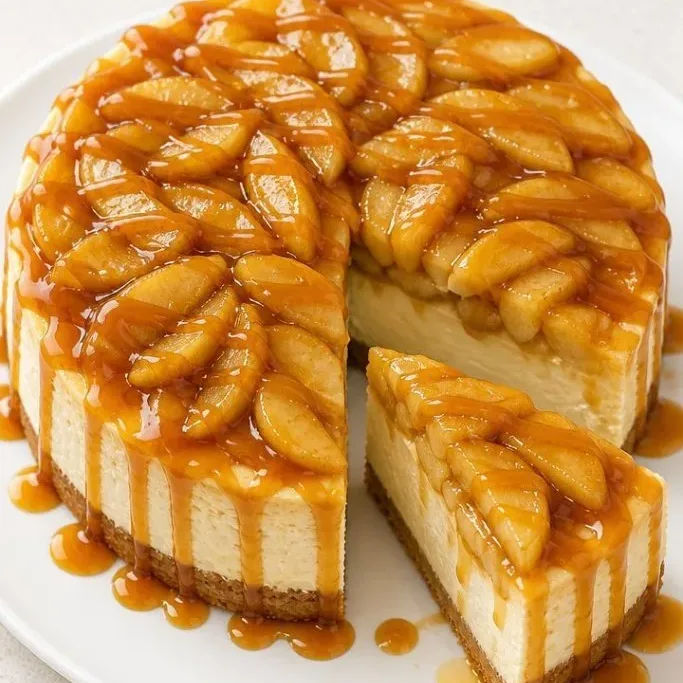 Caramel Apple Cheesecake