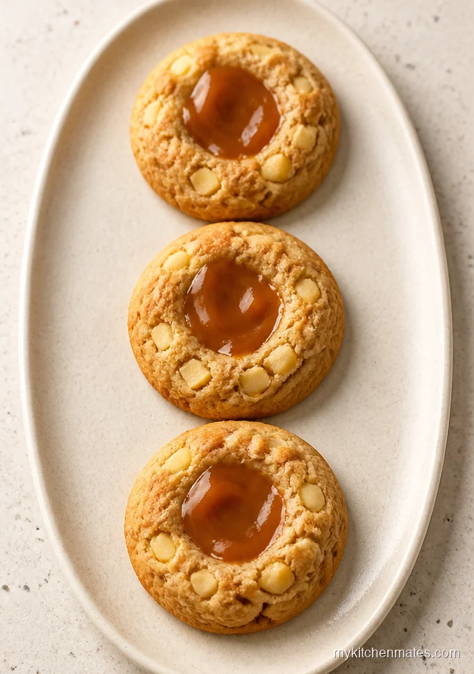 11 Easy Apple Cookie Recipes That Stay Soft for Days Caramel Apple Thumbprint Cookies