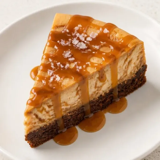 Caramel Brownie Cheesecake